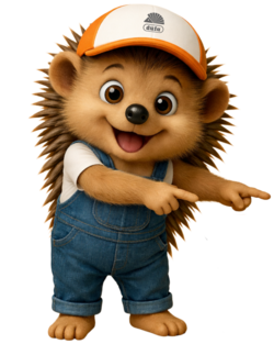 düfa Igel-Maskottchen Hedgy